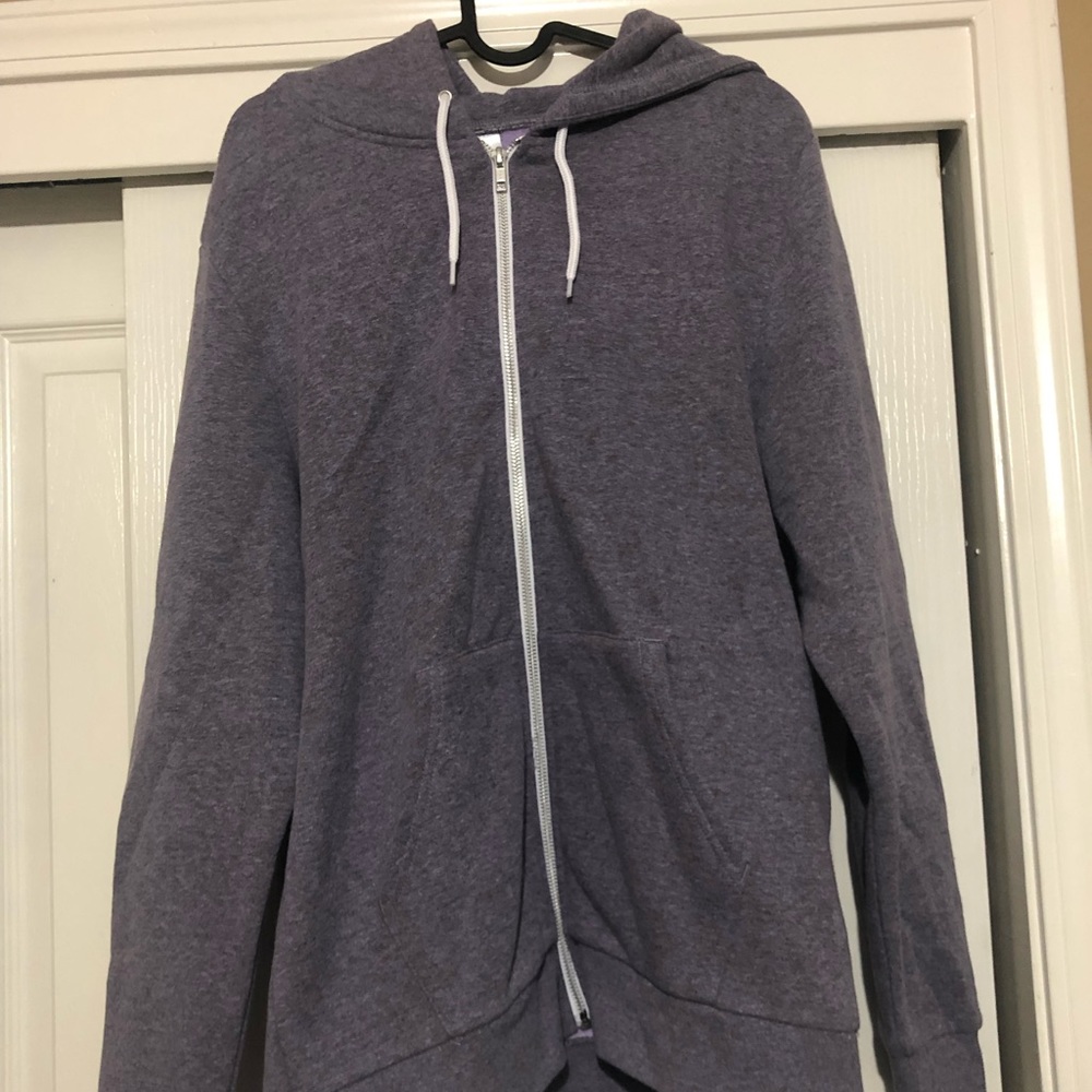 American Apparel Drawstring Zip-up